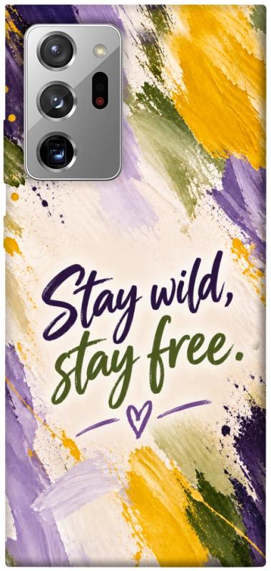 Чохол itsPrint Stay wild для Samsung Galaxy Note 20 Ultra, написи, купити оптом з доставкою