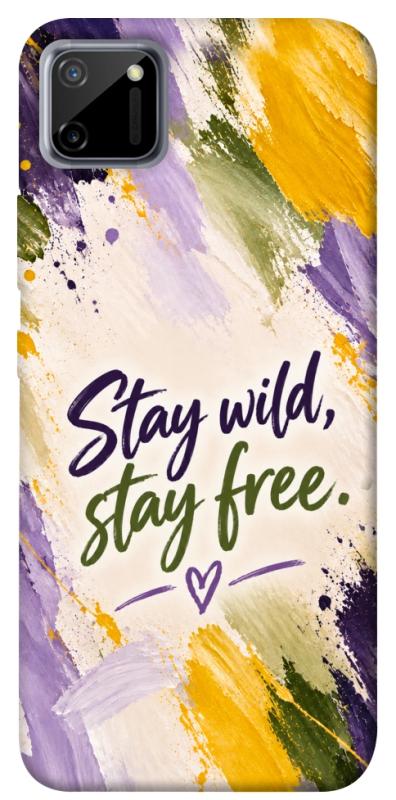 Чохол itsPrint Stay wild для Realme C11, написи, купити оптом з доставкою