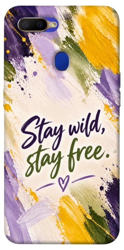 Чохол itsPrint Stay wild для Oppo A5s / Oppo A12, написи, купити оптом з доставкою