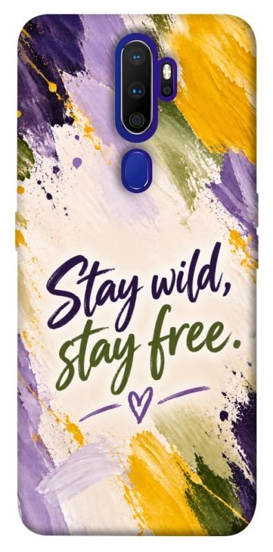 Чохол itsPrint Stay wild для Oppo A5 (2020) / Oppo A9 (2020), написи, купити оптом з доставкою