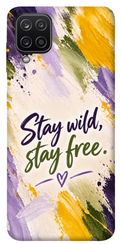 Чохол itsPrint Stay wild для Samsung Galaxy A12, написи, купити оптом з доставкою