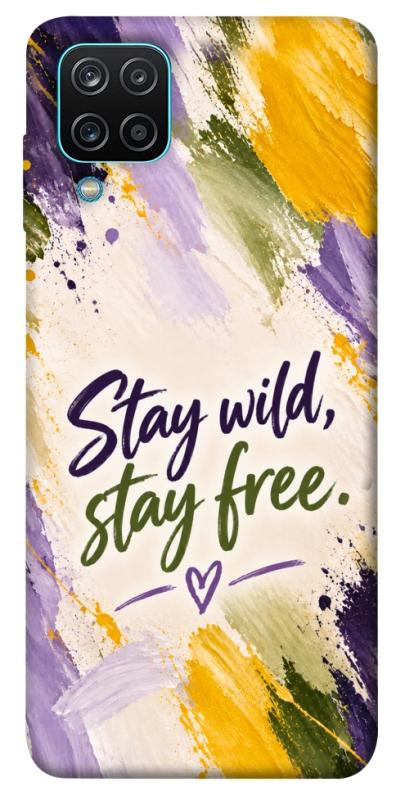 Чехол itsPrint Stay wild для Samsung Galaxy A12, надписи, купить оптом с доставкой