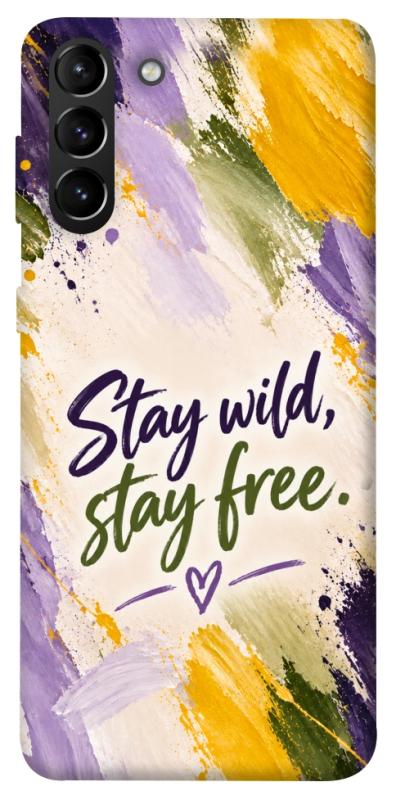 Чохол itsPrint Stay wild для Samsung Galaxy S21+, написи, купити оптом з доставкою