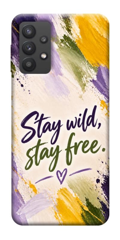 Чохол itsPrint Stay wild для Samsung Galaxy A32 (A326B) 5G, написи, купити оптом з доставкою
