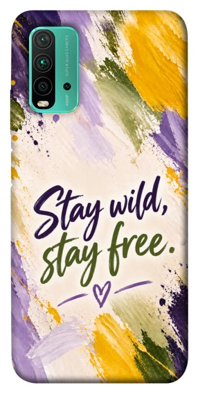 Чехол itsPrint Stay wild для Xiaomi Redmi Note 9 4G / Redmi 9 Power / Redmi 9T, надписи, купить оптом с доставкой