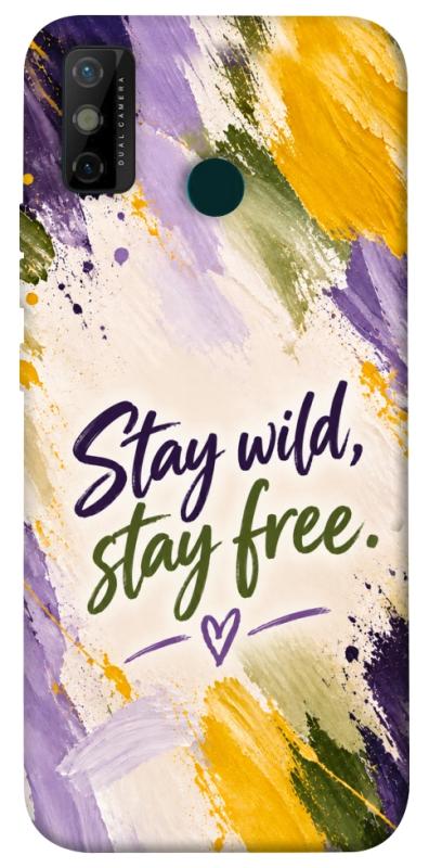 Чохол itsPrint Stay wild для TECNO Spark 6 Go, написи, купити оптом з доставкою