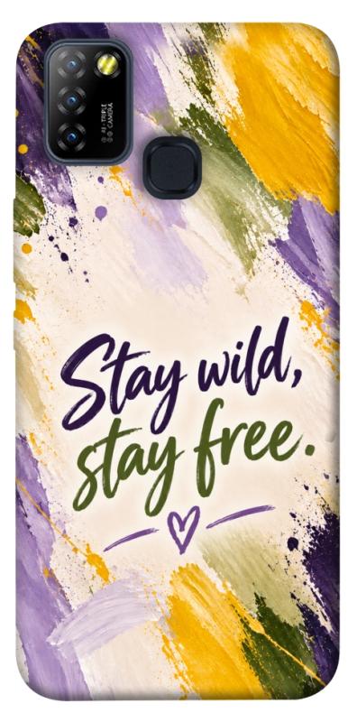 Чохол itsPrint Stay wild для Infinix Hot 10 Lite, написи, купити оптом з доставкою