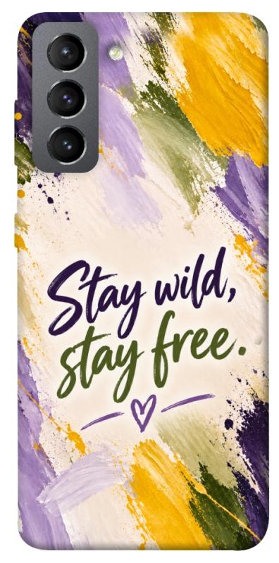 Чохол itsPrint Stay wild для Samsung Galaxy S21 FE, написи, купити оптом з доставкою