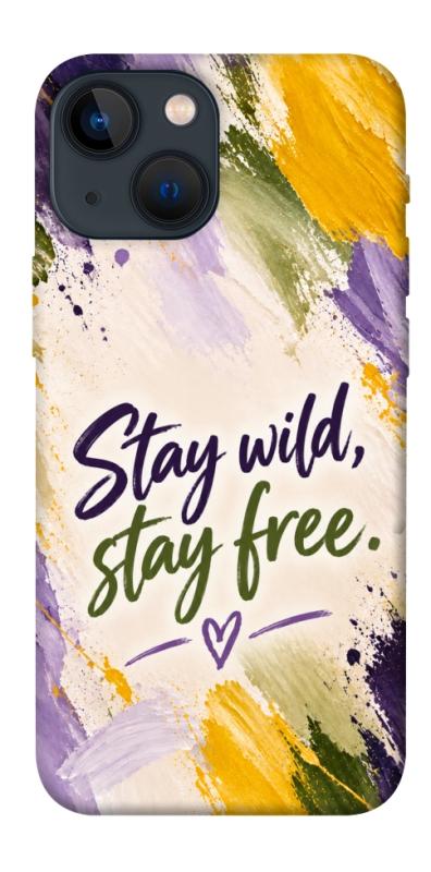 Чохол itsPrint Stay wild для Apple iPhone 13 mini (5.4"), написи, купити оптом з доставкою