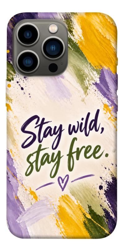 Чохол itsPrint Stay wild для Apple iPhone 13 Pro (6.1"), написи, купити оптом з доставкою