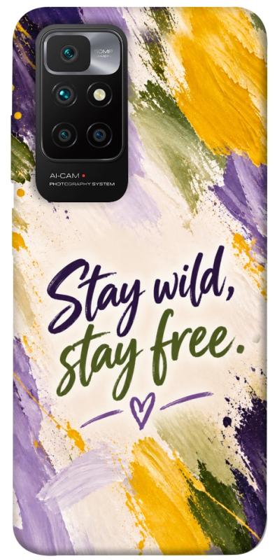 Чохол itsPrint Stay wild для Xiaomi Redmi 10, написи, купити оптом з доставкою