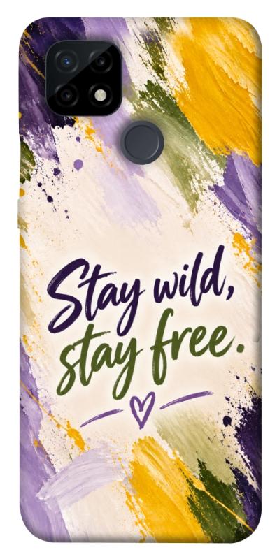 Чохол itsPrint Stay wild для Realme C21, написи, купити оптом з доставкою