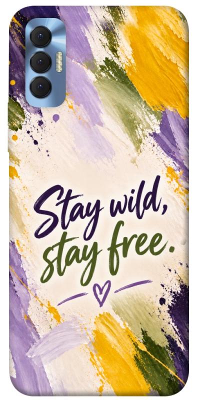 Чохол itsPrint Stay wild для TECNO Spark 8P, написи, купити оптом з доставкою