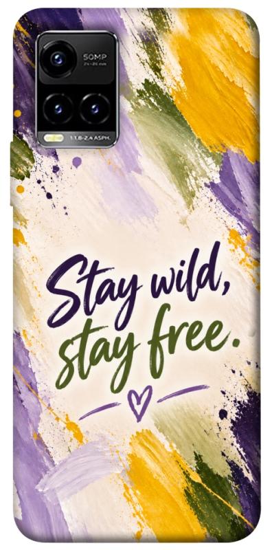 Чохол itsPrint Stay wild для Vivo Y21 / Y33s, написи, купити оптом з доставкою