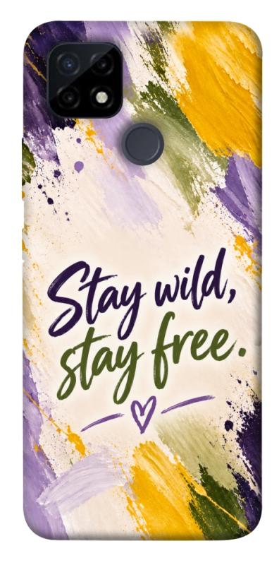 Чохол itsPrint Stay wild для Realme C12, написи, купити оптом з доставкою