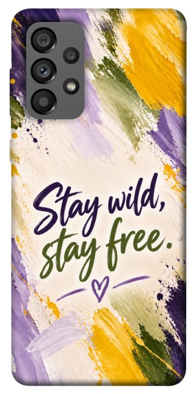 Чохол itsPrint Stay wild для Samsung Galaxy A73 5G, написи, купити оптом з доставкою