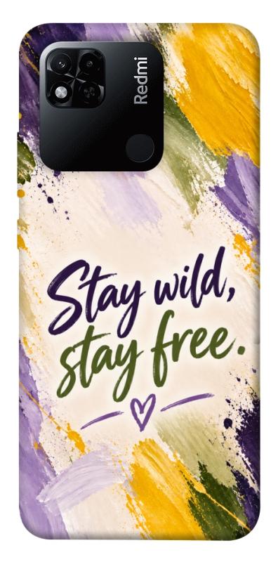 Чехол itsPrint Stay wild для Xiaomi Redmi 10A, надписи, купить оптом с доставкой