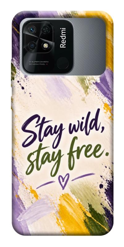Чехол itsPrint Stay wild для Xiaomi Redmi 10C, надписи, купить оптом с доставкой