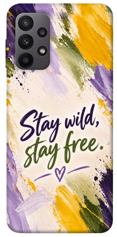 Чехол itsPrint Stay wild для Samsung Galaxy A23 4G, надписи, купить оптом с доставкой