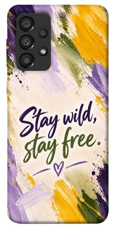 Чохол itsPrint Stay wild для Samsung Galaxy A33 5G, написи, купити оптом з доставкою