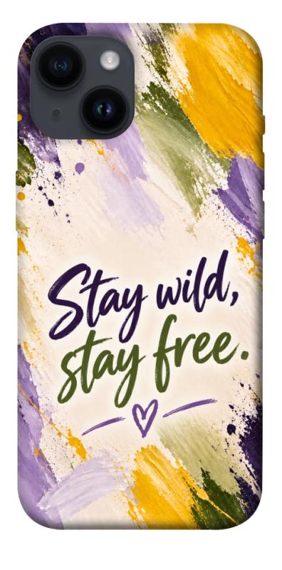 Чохол itsPrint Stay wild для Apple iPhone 14 (6.1"), написи, купити оптом з доставкою