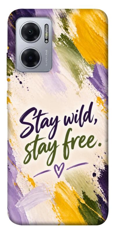 Чехол itsPrint Stay wild для Xiaomi Redmi Note 11E, надписи, купить оптом с доставкой