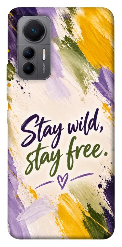 Чехол itsPrint Stay wild для Xiaomi 12 Lite, надписи, купить оптом с доставкой