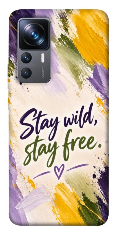 Чехол itsPrint Stay wild для Xiaomi 12T / 12T Pro, надписи, купить оптом с доставкой