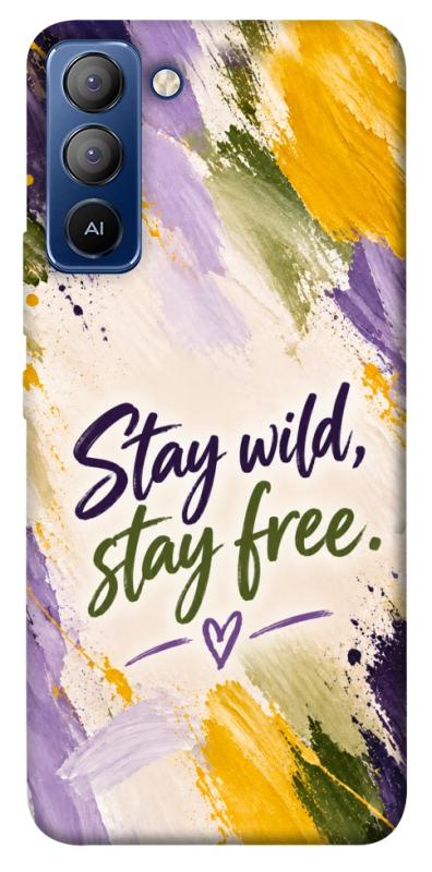 Чохол itsPrint Stay wild для TECNO Pop 5 LTE, написи, купити оптом з доставкою