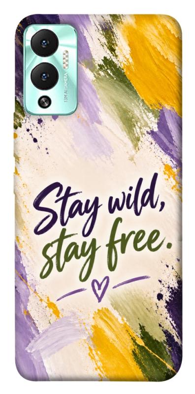 Чохол itsPrint Stay wild для Infinix Hot 12 Play, написи, купити оптом з доставкою