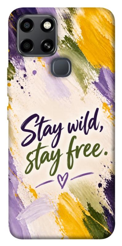 Чохол itsPrint Stay wild для Infinix Smart 6, написи, купити оптом з доставкою