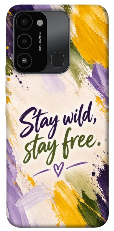 Чохол itsPrint Stay wild для Tecno Spark Go 2022 (KG5m), написи, купити оптом з доставкою