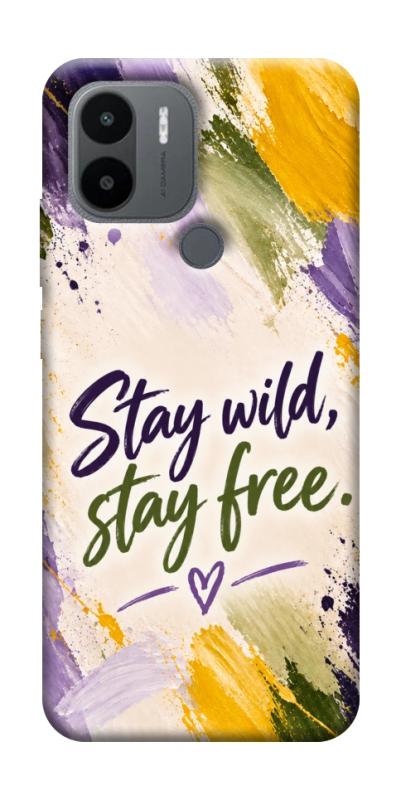 Чохол itsPrint Stay wild для Xiaomi Redmi A1+ / A2+, написи, купити оптом з доставкою