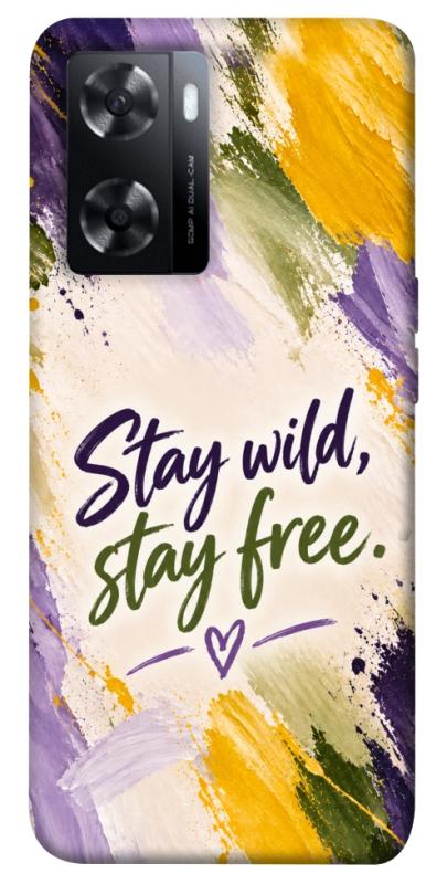 Чохол itsPrint Stay wild для Oppo A57s, написи, купити оптом з доставкою