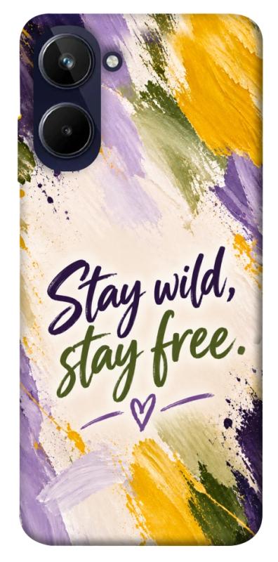 Чохол itsPrint Stay wild для Realme 10 4G, написи, купити оптом з доставкою