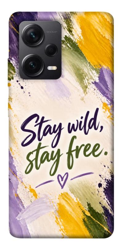 Чехол itsPrint Stay wild для Xiaomi Redmi Note 12 Pro+ 5G, надписи, купить оптом с доставкой