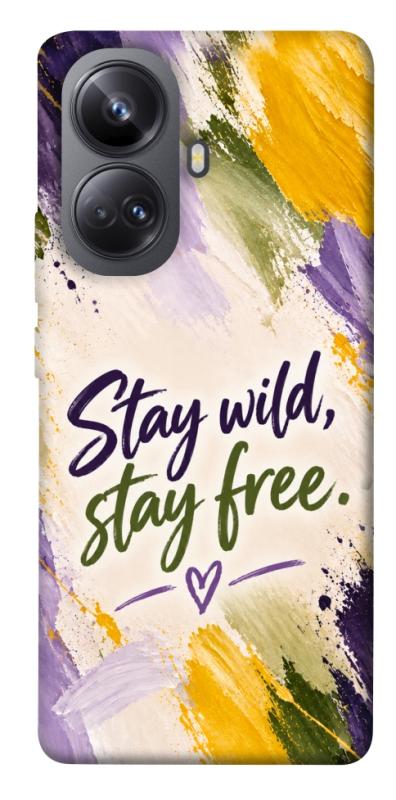 Чохол itsPrint Stay wild для Realme 10 Pro+, написи, купити оптом з доставкою