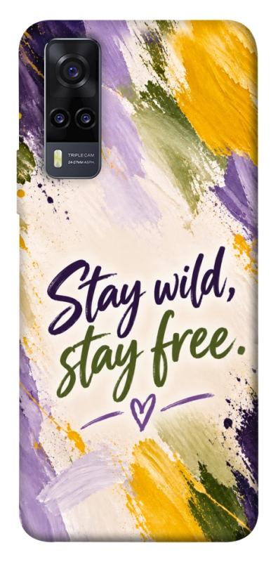 Чохол itsPrint Stay wild для Vivo Y31, написи, купити оптом з доставкою