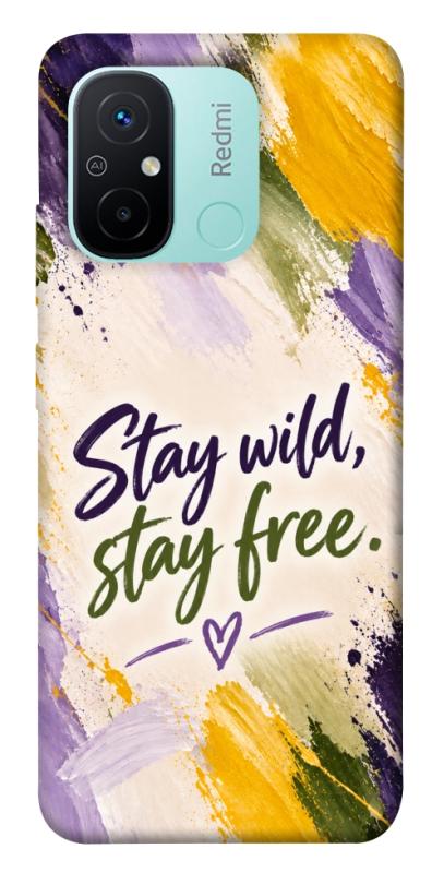 Чохол itsPrint Stay wild для Xiaomi Redmi 12C, написи, купити оптом з доставкою