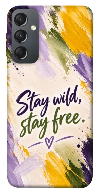 Чохол itsPrint Stay wild для Samsung Galaxy A24 4G, написи, купити оптом з доставкою