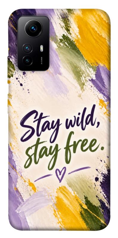 Чохол itsPrint Stay wild для Xiaomi Redmi Note 12S, написи, купити оптом з доставкою