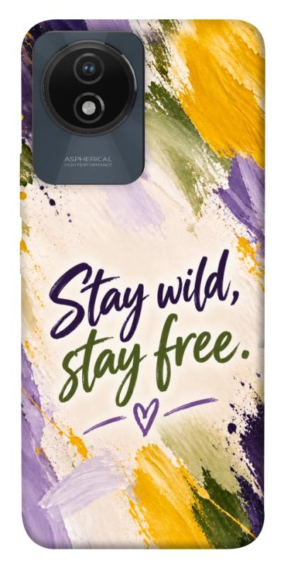 Чохол itsPrint Stay wild для Vivo Y02, написи, купити оптом з доставкою