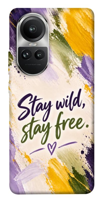 Чохол itsPrint Stay wild для Oppo Reno 10, написи, купити оптом з доставкою