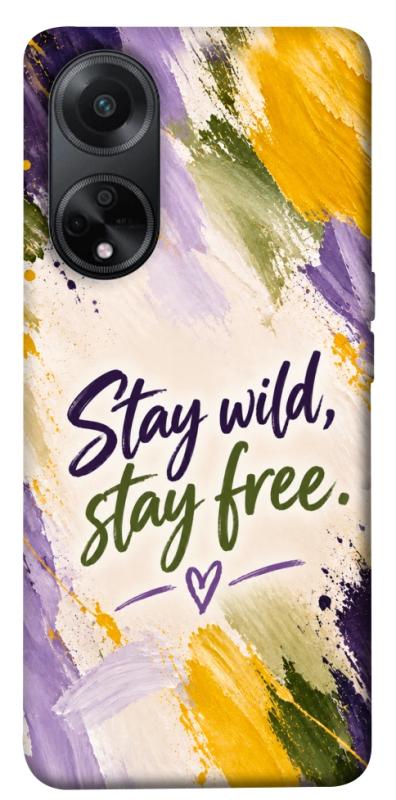 Чохол itsPrint Stay wild для Oppo A58 4G, написи, купити оптом з доставкою