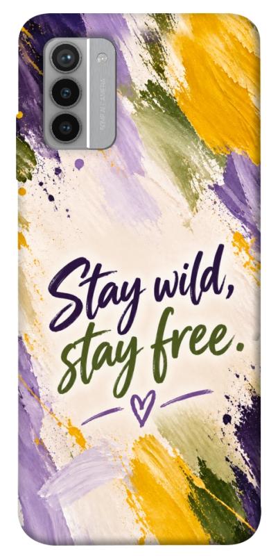 Чохол itsPrint Stay wild для Nokia G42, написи, купити оптом з доставкою
