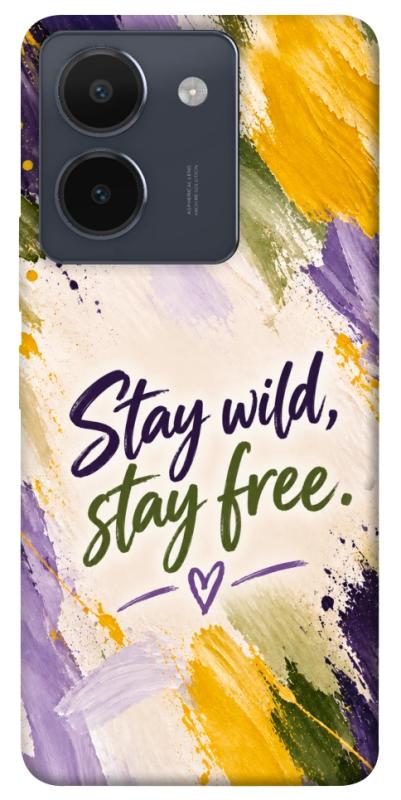 Чохол itsPrint Stay wild для Vivo Y36, написи, купити оптом з доставкою