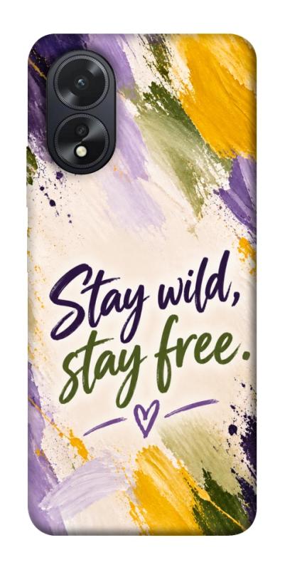 Чохол itsPrint Stay wild для Oppo A38, написи, купити оптом з доставкою