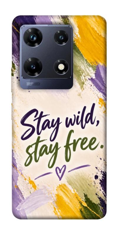 Чохол itsPrint Stay wild для Infinix Note 30 Pro, написи, купити оптом з доставкою