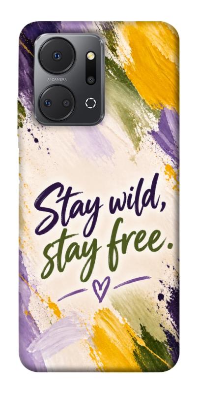 Чохол itsPrint Stay wild для Huawei Honor X7a, написи, купити оптом з доставкою