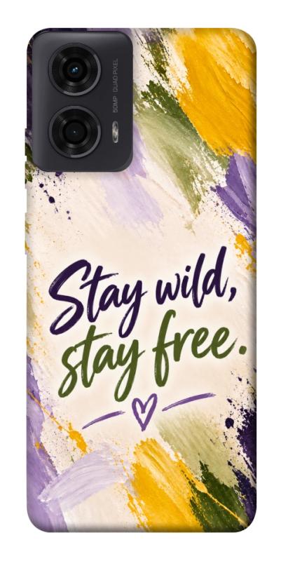Чохол itsPrint Stay wild для Motorola Moto G24, написи, купити оптом з доставкою